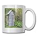 Produktbild Jolly2T Funny Ceramic Novelty Coffee Mug 11oz,Vintage Farm Life Cottage Barn Shed In Forest Trees Leaves Picture,Unisex Who Tea Mugs Coffee Cups,Suitable for Office and Home