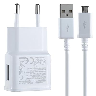 Samsung Chargeur secteur samsung eTA-u90EWE chargeur 2.0 a/2 a avec eCB-dU4AWE cable de chargement et de données (blanc)