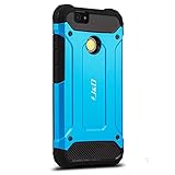Huawei Nova Hülle, J&D [ArmorBox] [Doppelschicht] [Heavy-Duty-Schutz] Hybrid Stoßfest Schutzhülle für Huawei Nova - Blau - 