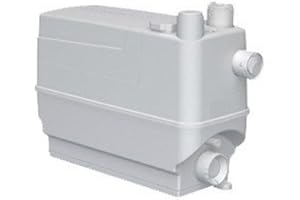 Grundfos Sololift 2C-3 - Pompa maceratrice per lavatrice e lavello, in acciaio inox, sommergibile, 220 Volt o 110 Volt, colore: grigio