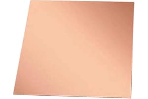 MHUI Copper Sheet Purple copper plate 2.0mm Thick Metal Copper Sheet Machinable copper plate for DIY Crafts,2.0 * 100 * 100mm