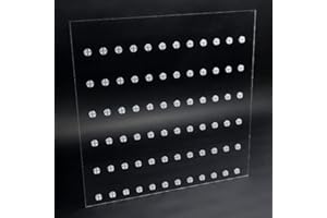 FIGUWORLD 72er Inlay für IKEA RIBBA Rahmen 50 x 50 Designed für Lego® minifiguren Platz für 72 Figuren