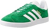 klassische SchnÃ¼rung adidas Herren Gazelle Sneakers, Grün (Green/White/Gold Met), 42 2/3 EU