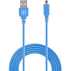 EXLENE Nintendo 3DS USB Cable Cargador de la Energía Juega Mientras se Carga para Nintendo 3DS, 3DS XL, 2DS, 2DS XL LL, DSi, DSi XL -4ft / 1.2m (Azul)