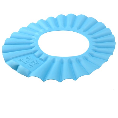 Pixnor® Ultra-light Soft EVA Waterproof Baby Kids Shower Bathing Shampoo Cap Hat (Blue)