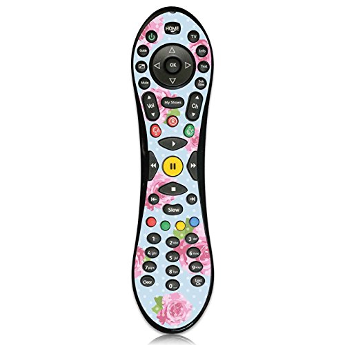 Blue Shabby Chic Virgin Media TiVo remote control sticker vinyl skin cover