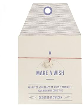MINT Wunschkarte Jigsaw Puzzle Armband Silk silber altrose rose Freundschaftsarmband Make a Wish