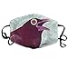 Produktbild Fsrkje Breathability Face Mouth Cover Mask - Breath Healthy Respirator Paris Crow Kaleidoscope Print Earloop Mask