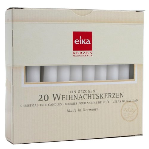 BAUMKERZEN 20ST. WEISS