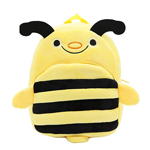 Preisvergleich Produktbild yeshi Cartoon Antiverlust Elefant Affe Bee Ente Rucksack Kinder Kindergarten Schultasche Biene 26cm x 24cm x 9cm