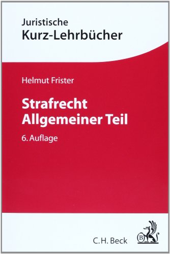 Strafrecht Allgemeiner Teil Buchen