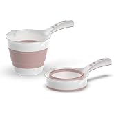 Deconox Katlanabilir Maşrapa, Katlanır Banyo Maşrapası, Akordiyon Ko&ccedil;ero (27cmx17cmx4cm)