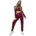 Price comparison product image Mounter Womens Sweatpants ,Hooded Sweatshirt,Casual 2 Pieces Athletic Outfits,Soft Long Sweatpants Sportswear Tracksuit Set (Wine, Medium)