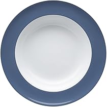 Piatto Colazione Rosenthal Sunny Day - Porcellana Blu Petrolio, 22 Cm, Lavabile In Lavastoviglie - Foto 5
