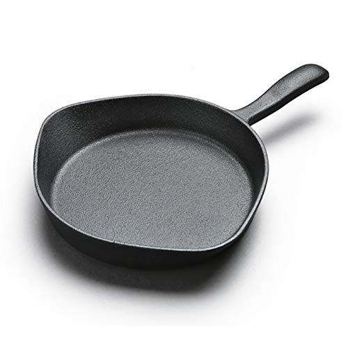 Preisvergleich Produktbild Pan Spiegelei Frühstückstopf Unbeschichtete Kleine Bratpfanne Verdickung Eisentopf Flachen Boden Antihaft-Topf 20,5 cm
