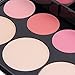 CHIC*MALL Pro Warm Colors Matte Shimmer Eyeshadow Palette Makeup Kit Set + Brush Mirror