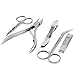 5pc Set Home Chiropody Scissors Scientifically Shaped Hair Cutting Ingrown Toenail