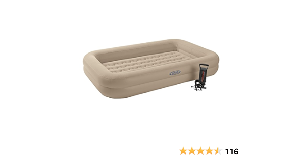 Intex Lit Gonflable De Voyage Pour Enfant 107 X 168 X 25 Cm Avec Pompe Amazon Fr Cuisine Et Maison