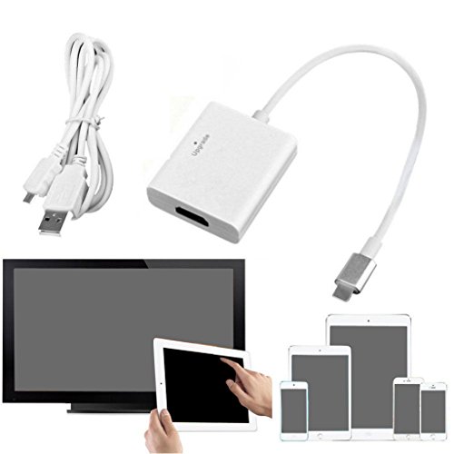 Gazechimp 1080P 8 Polig HDMI Cable Video Umwandler Adapter for iPad / iPhone5/ /6/ 6 s - 2
