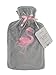 Produktbild Wärmflasche mit Abdeckung Luxus Thermotherapie Super Soft 2L Pure Natural mit luxuriösen Schimmer Print (Flamingo)