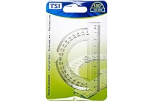 ‎TSI TSI 46208 Winkelmesser 180 Grad mit Lineal 10 cm