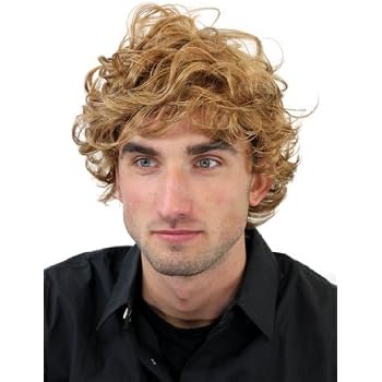 Wig Me Up Adone Parrucca Da Uomo Lunghezza Media Capelli Scompigliati Ricci Giovanile Biondo Scurobiondo Gfw963 19