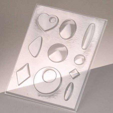 Efco Gießform für Schmuck, für Polyester-Gießharz, 10-teilig