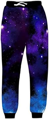 ADREAMONE Teen 3D Galaxy Graphic Jogging Bottoms Cool Pants Trousers