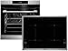 Produktbild AEG BSK775 Set SteamCrisp Backofen BSK774220M + Induktion Glaskeramik Kochfeld HKM76400XB Pyrolyse SoftClosing