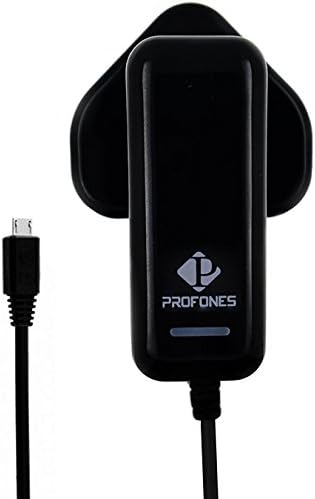 Profones® 5V 2A Micro USB Mains Charger for Google Nexus 5/6/7 &amp; Window Smartphones, Samsung S6/S7 Edge, HTC M9 &amp; other Micro-USB Models