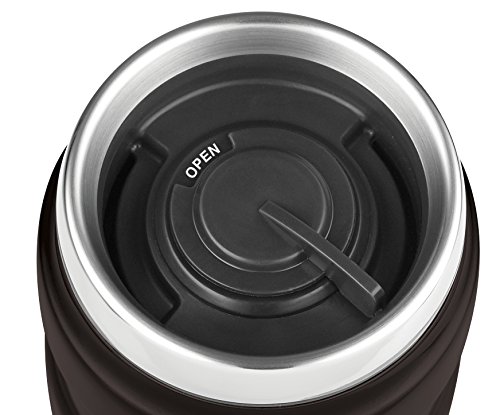 Thermos Edelstahl König Travel Mug – Matt Black (470 ml) - 2