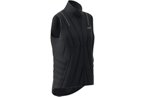 CEP – Winter Run Vest für Damen | Outdoor Laufweste aus windfestem Material in schwarz Größe M