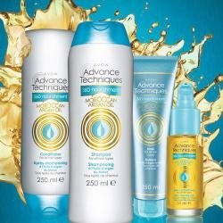 Avon Argon oil set Includes Advance Techniques Moroccan Argan Oil Shampoo, Conditioner, Leave - In Treatment and Hair Mask.