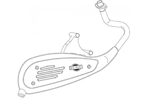 Silenciador sitoplus Vespa Et4 50 4T Liberty 50 4T desde 2000 >