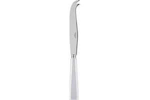 Sabre Paris | Couteau à fromage 24 cm Icône couleur Blanc. Couvert en Acier Inoxydable