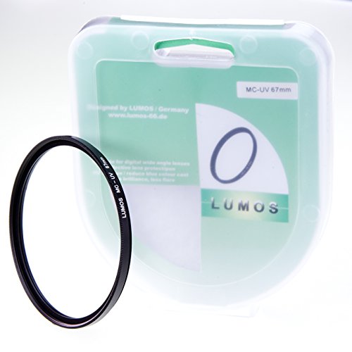 Lumos Protect Kit d accessoires pour Nikon 18   105    18   140  mm    ba  onnette Parasoleil 32    Lumos slim Filtre UV 67  mm   Bouchon d objectif 67  mm