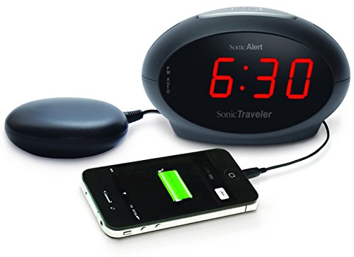 Geemarc SBT600 Vibrationswecker mit extra lautem Alarm 75 dB + vibration (deutsche Version). USB Anschluss für die Aufladung Ihrer Smartphone oder andere elektrische Kleingeräte - 2