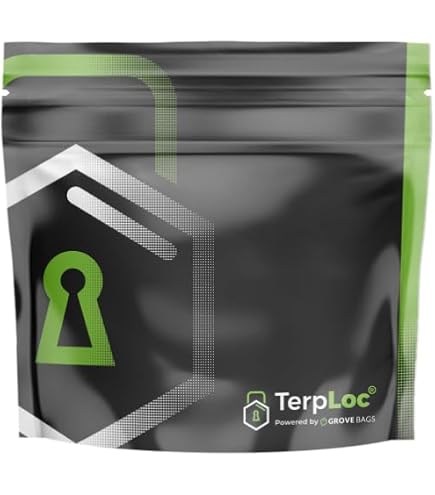 10er-Set TerpLoc Grove Bags – Wiederverschließbare Aufbewahrungsbeutel Mit 58-62% Feuchtigkeitskontrolle, Geruchsdicht, Für Kräuter, Snacks & Mehr