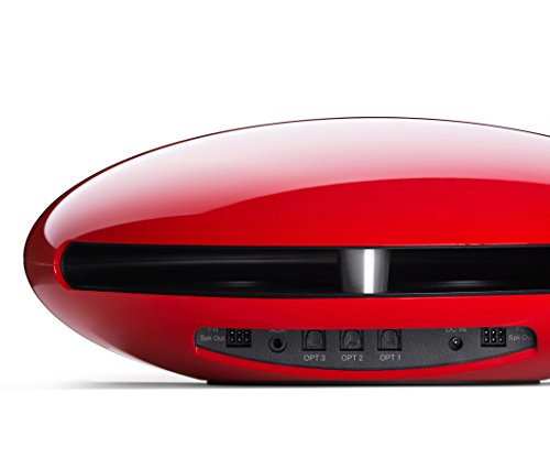 Edifier E255 RD Luna Theatre 5.1 Home-Entertainment-System mit Dolby/DTS-Decoder, optischem Eingang und Fernbedienung, 385W rot