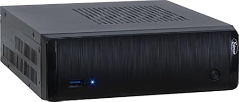 Mini Slim UltraSilent Edition ultrasilent) mit Intel J3455 4x 2,3Ghz, 120GB SSD Festplatte, 4GB DDR3 Arbeitsspeicher, Grafik Intel HD HDMI/VGA, Sound und Netzwerkausgang, WLAN, Windows 10 Pro
