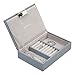 Produktbild Stackers Schmuckbox mit Fächern und Deckel blau