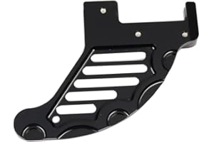 Heigoal Protection de disque de frein arrière pour KTM EXC XCW XCF XCFW EXCF XC SX SIX DAYS TPI 125 250 300 350 400 450 505 530 2004-2020 2019 (noir)