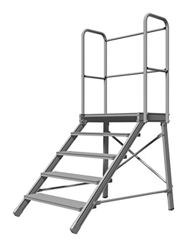 Preisvergleich Produktbild Hymer Stirnseitiges Geländer für Treppenpodest, für Stufenbreite 600 mm