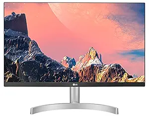 LG 24-inch (60.96 cm), Full HD IPS (1920 x 1080) Monitor, Inbuilt Speaker, HDMI x 2, VGA Port, 75 Hz Refresh Rate, AMD Freesync, 3 Side Borderless Slim Design - 24ML600S-W - White