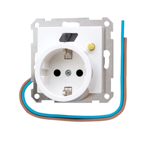 Preisvergleich Produktbild Jung A520.30WW FI-SCHUKO-Steckdose