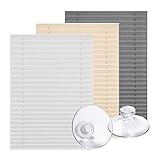 Lieferumfang: 1 x Dachfenster Plissee Haftfix 47,3 cm x 100 cm (B x L) in Beige für F06/FK06 von Lichtblick.