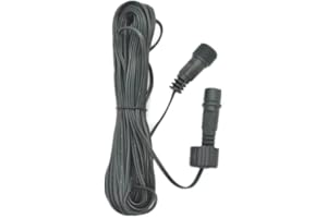 JnDee 10M 33Feet Extension Cable for Fairy Lights. Two Pins Works with Most String, Net and Icicle Lights