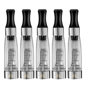 IXIGER CE4 *5 Cigarette Electronique ego T Atomisers clearomisers 1,6 ml compatible avec toutes les batterie EGO / MT3 /CE4 / CE5 /CE6 et tout connecteur fileté 510 standard Sans nicotine
