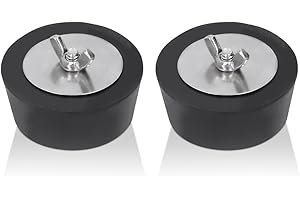 HAPIVIDA Pack of 2 Pool Wintering Plugs 63 mm / 2.5 Inch Rubber Winter Expansion Plug Winter Plug Expansion Pipe Plugs for Swimming Pool Spa Piping Winter Fittings