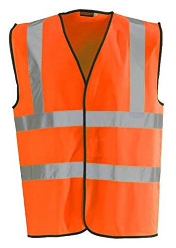 Baratec Hi Vis Vest Yellow & Orange Small To 6XL 2 Band & Brace